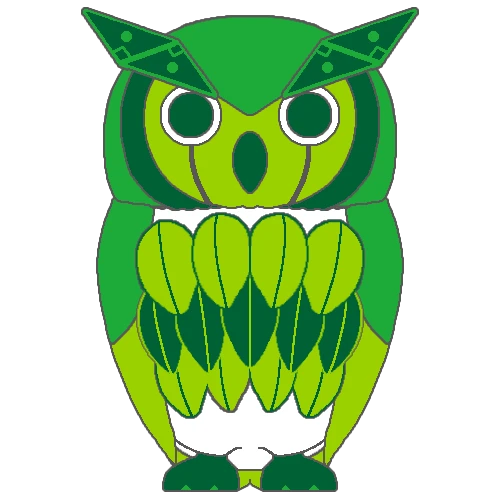 きょうふく先生正面図